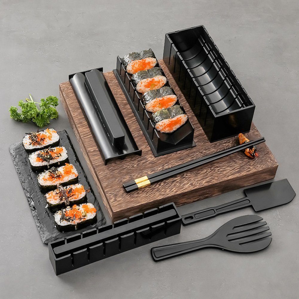 Atäsi Sushi-Roller 10 Stück Sushi Tool, Tool Macher Roller DIY Sushi (10-tlg) Set Kit,Sushi