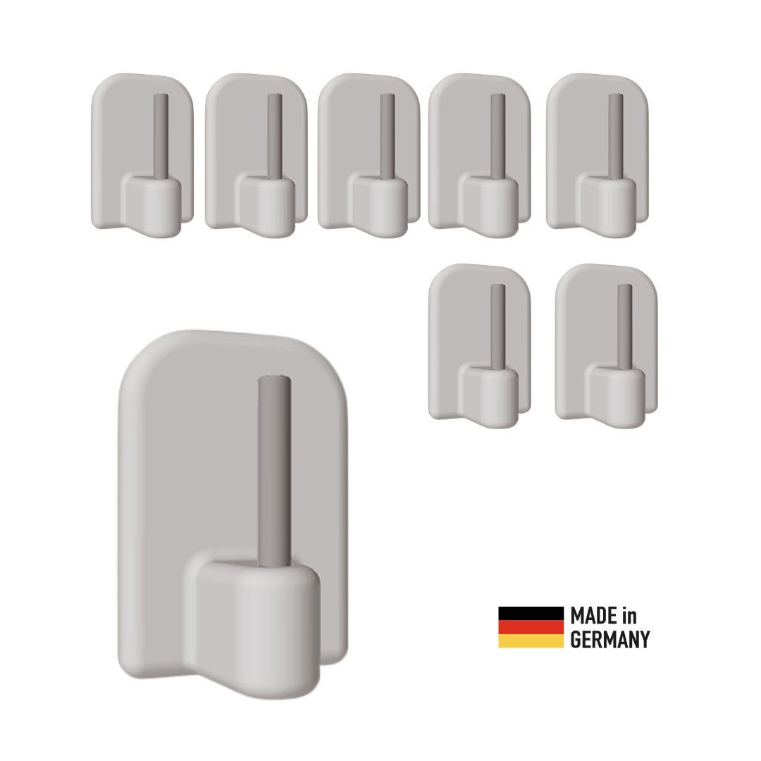 novumfix Gardinenhaken Klebehaken weiß selbstklebend (8 Stck) für Scheibeng günstig online kaufen