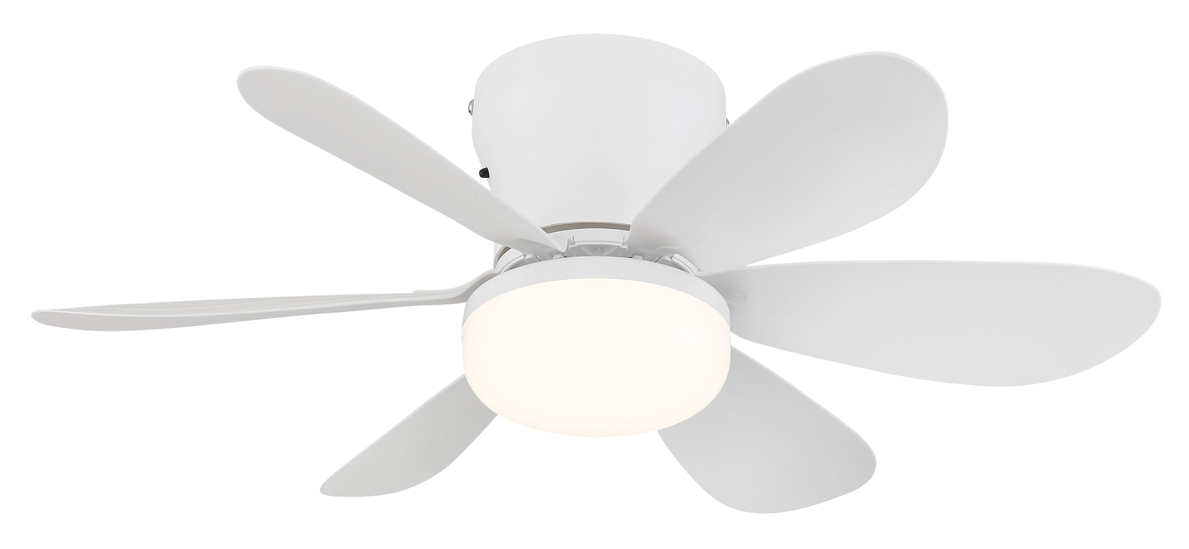 GLOBO LIGHTING Deckenventilator Deckenventilator Delores WE-WE mit LED & Fernbedienung, Mit Nachtlicht-Funktion