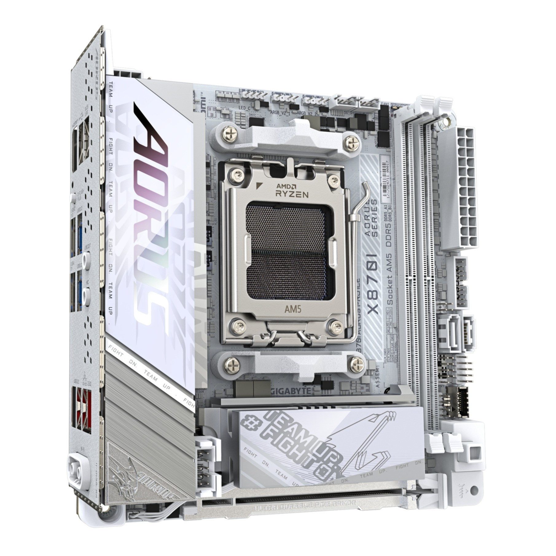 Gigabyte X870I AORUS PRO ICE Mainboard - Unterstützt AMD Ryzen 9000er-Serie CPU Mainboard