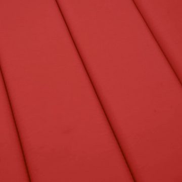 vidaXL Sitzauflage Sonnenliegen-Auflage Rot 200x50x3 cm Oxford-Gewebe, (1 St)