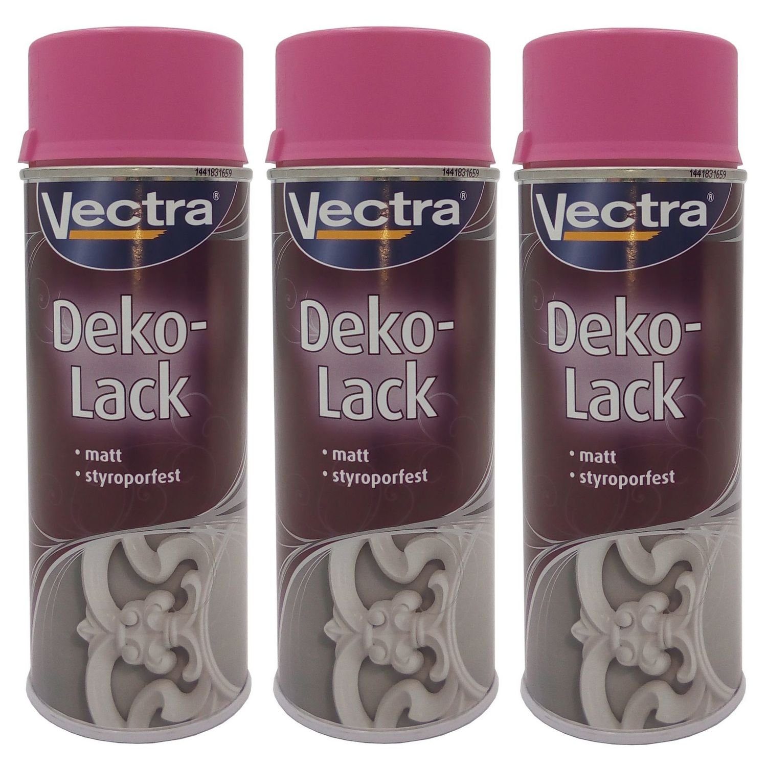 violett 400ml Vectra® Ostendorf J.W. und Abtönfarbe Sprühdose Farbspray matt Vollton- Lackspray 3x S Dekolack