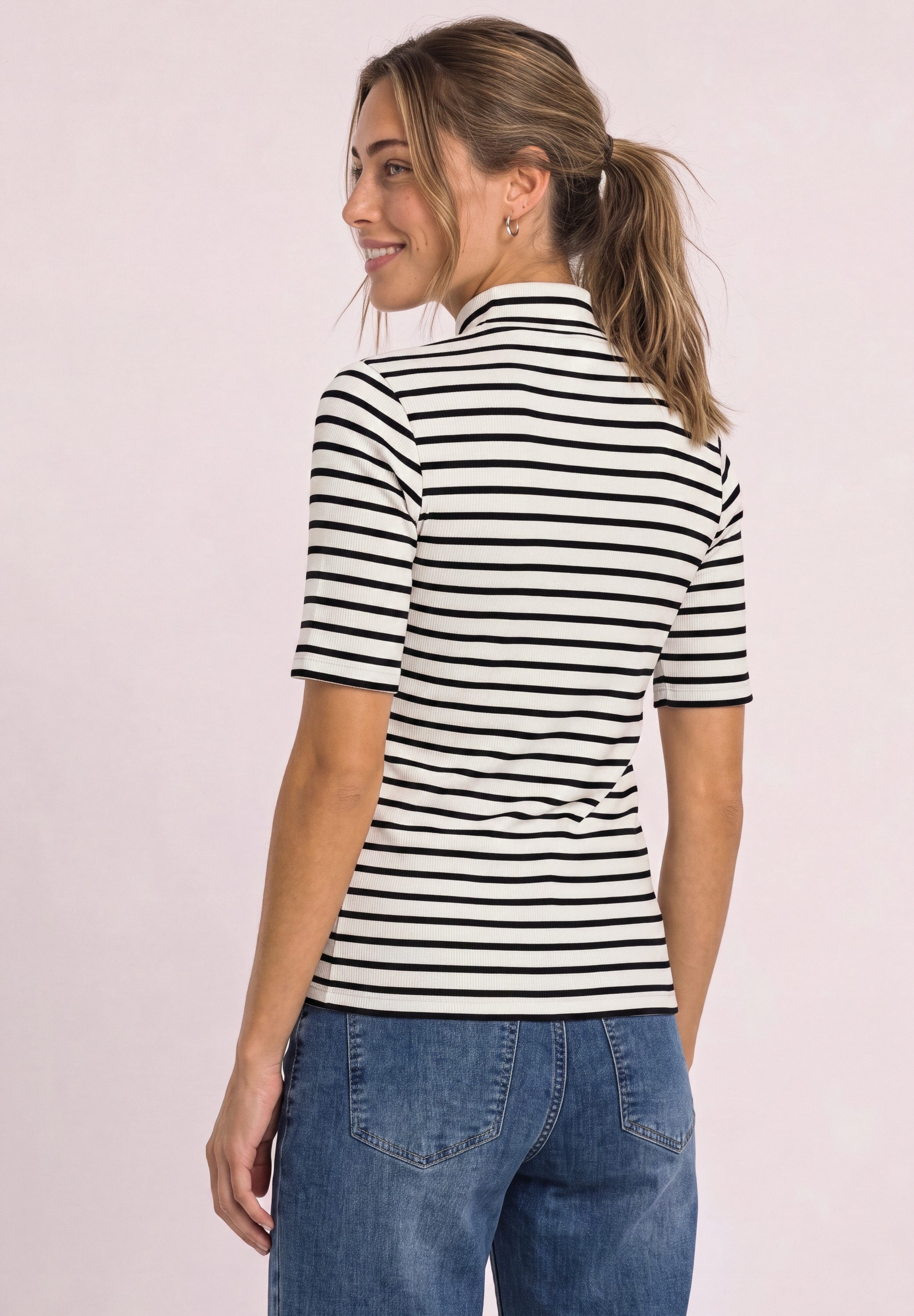 STREET ONE T-Shirt mit Turtleneck