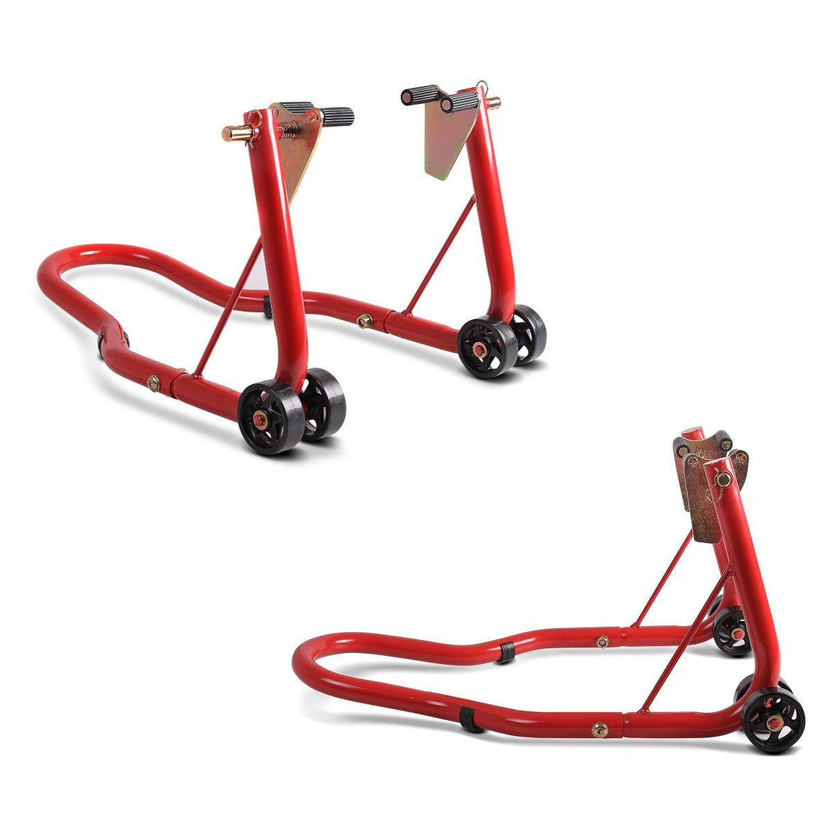 Motorradheber 2x Montageständer Vorderrad # Classic-V Motorradständer mit V-Aufnahme