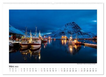 CALVENDO Wandkalender Magisches Nordland. Eine Reise in das Herz Skandinaviens (Premium, hochwertiger DIN A2 Wandkalender 2023, Kunstdruck in Hochglanz)