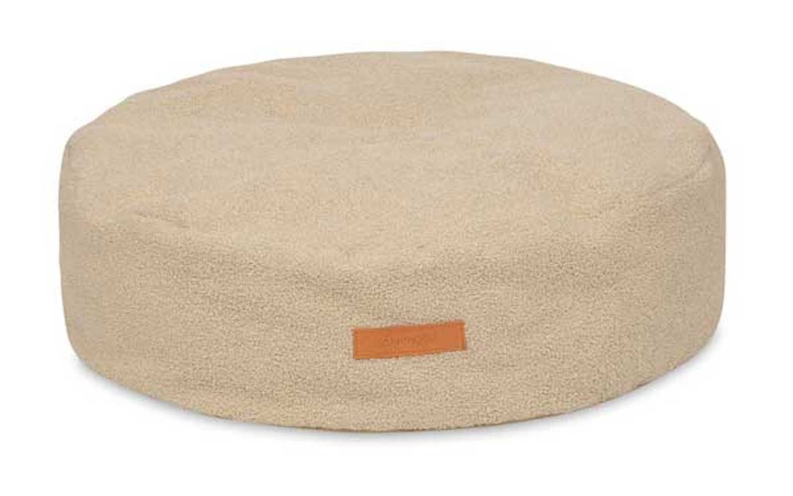 Animood Tierkissen Coco, Bouclé 100% Polyester, 67x67x20cm Farbe wählbar aus beige oder creme, aus recyceltem Material