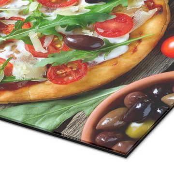 Posterlounge XXL-Wandbild Editors Choice, Frische selbstgemachte Pizza, Küche Mediterran Fotografie