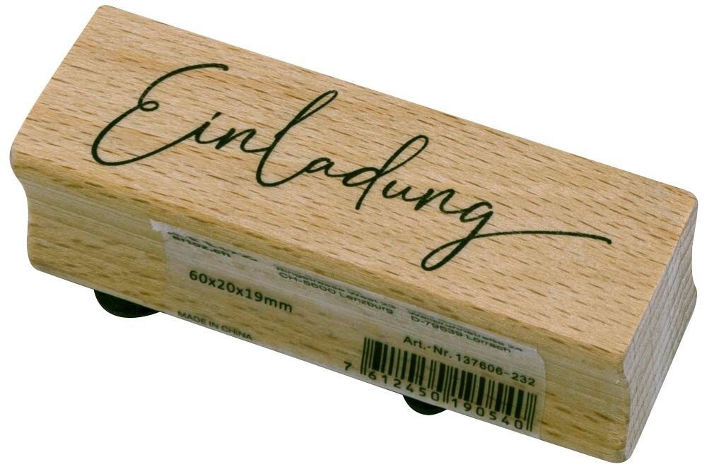 artoz Stempel artoz Motivstempel Einladung