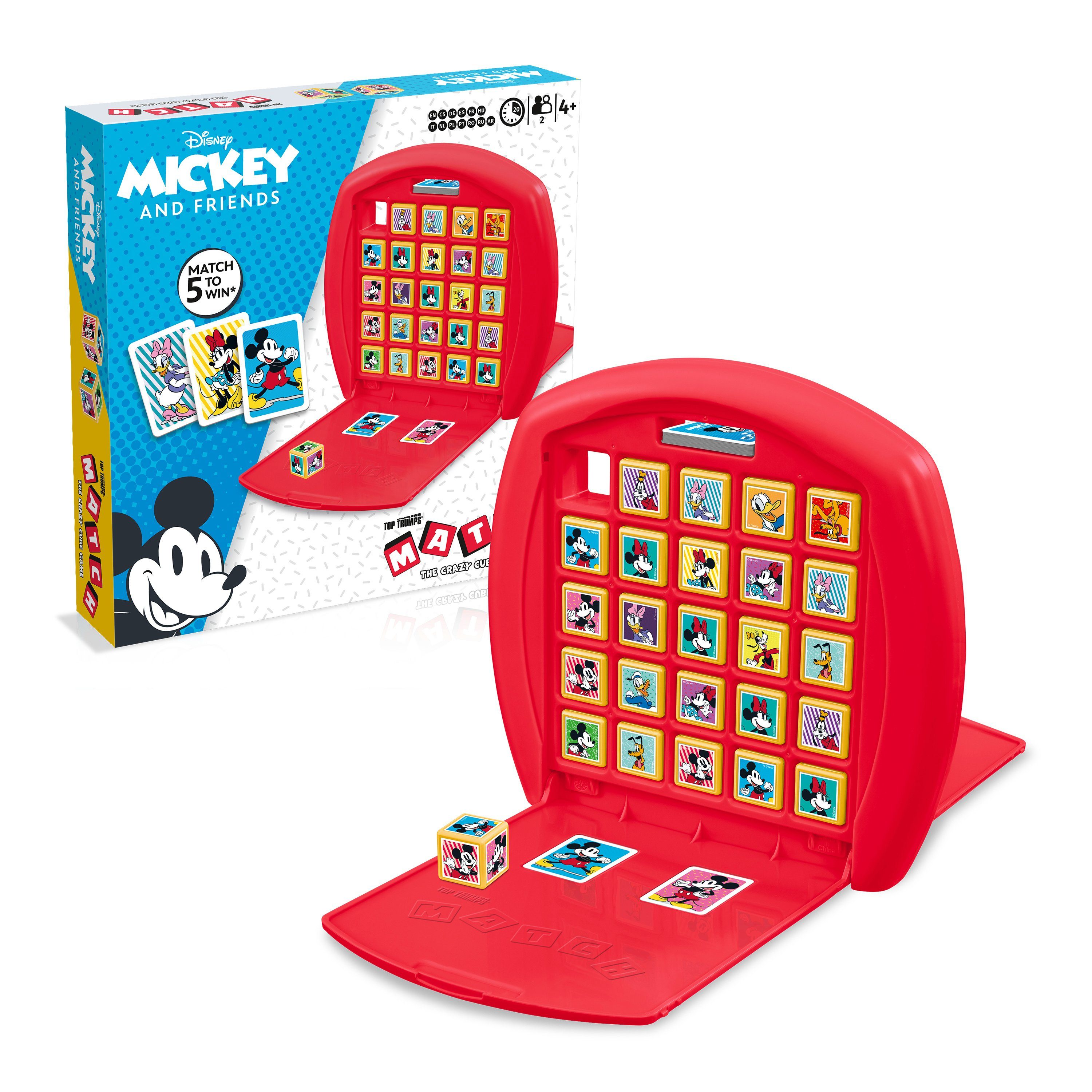 Winning Moves Spiel Top Trumps Match - Mickey and Friends