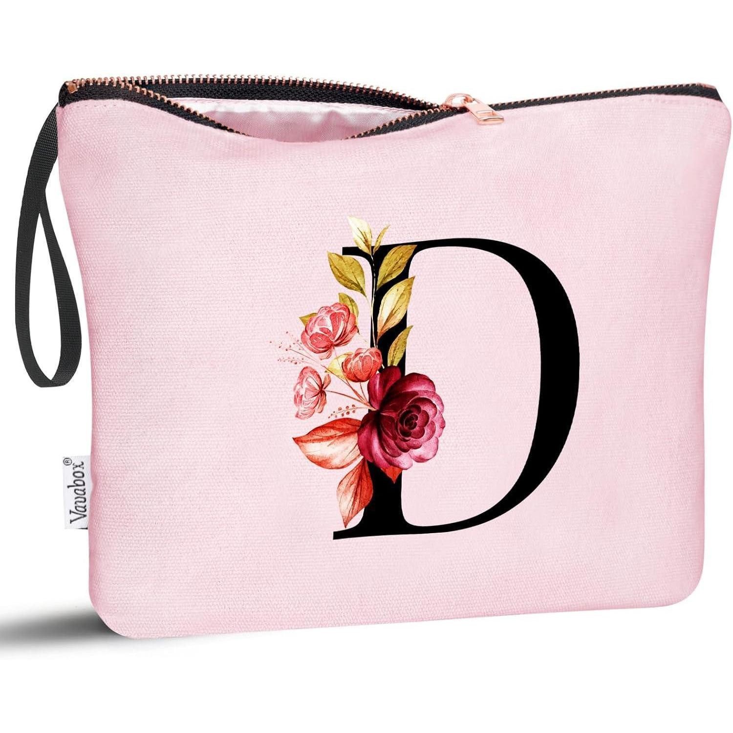 LuxusKollektion Kosmetiktasche Kosmetiktasche A-Z Pink D