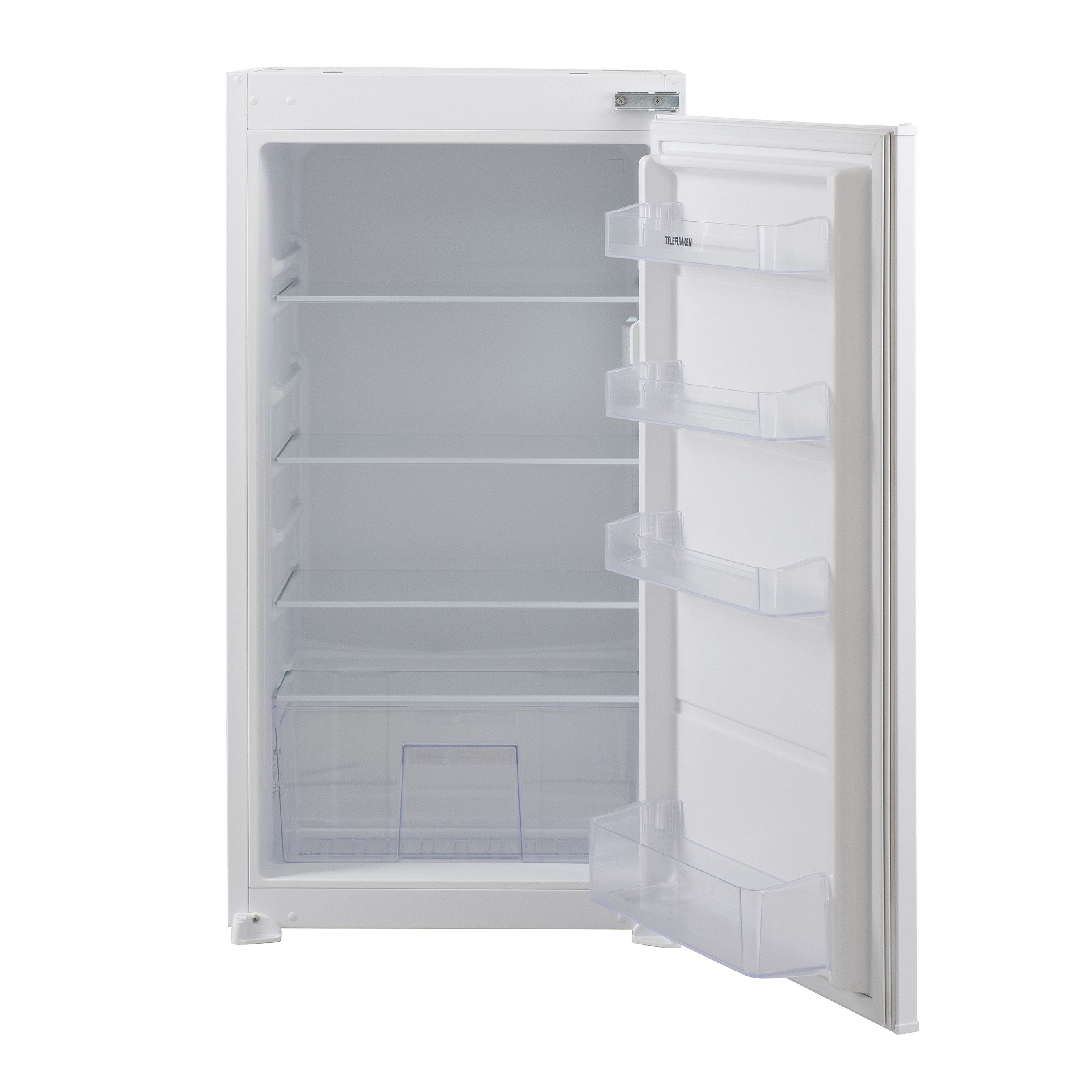 Telefunken Einbaukühlschrank EK102S160E, 102 cm hoch, 54 cm breit, 154 Liter Inhalt, Ohne Gefrierfach, 102cm Nische, Schlepptürtechnik