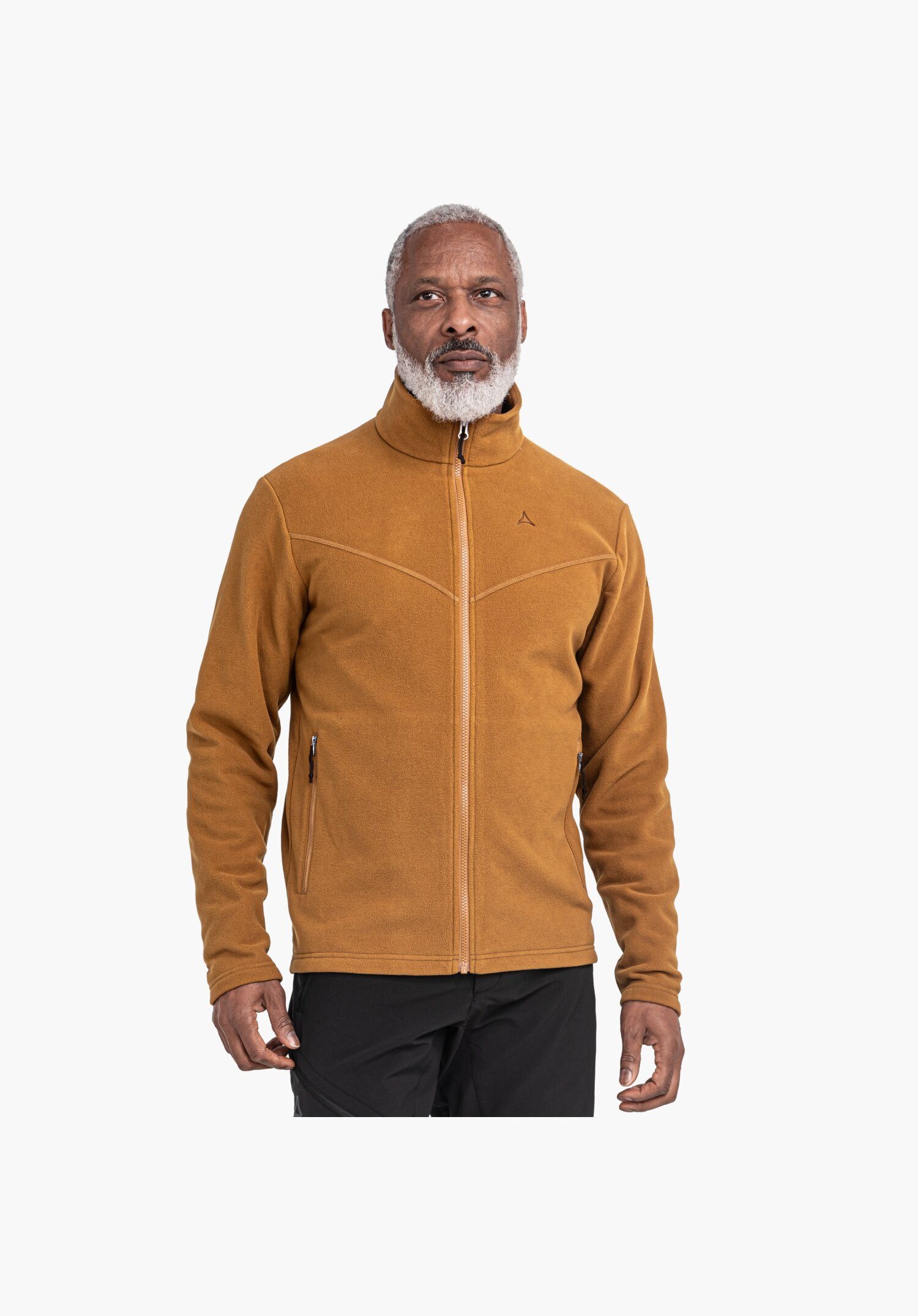 Schöffel Fleecejacke Fleece Jk Style Qutang MNS mit Reißverschlusstaschen, aus Polyester, mit Kragen