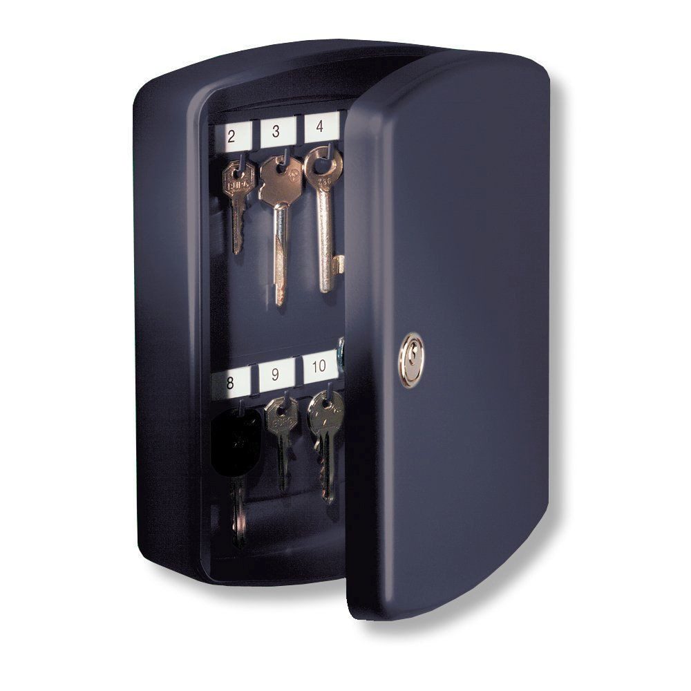 Burg Wächter Schlüsseltresor Schlüsselschrank "Key-Box" - 24 Haken, schwarz, mit Zylinderschloss