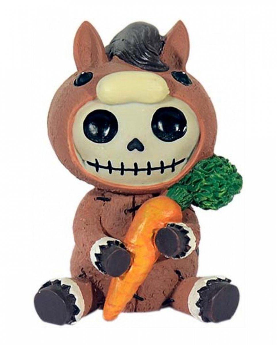 Dekofigur Kleine Horse Furrybones Figur - Skelett Figur als