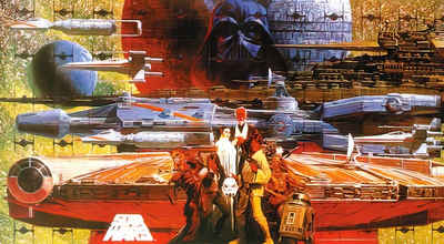 Star Wars Poster Star Wars Poster 105 x 55 cm