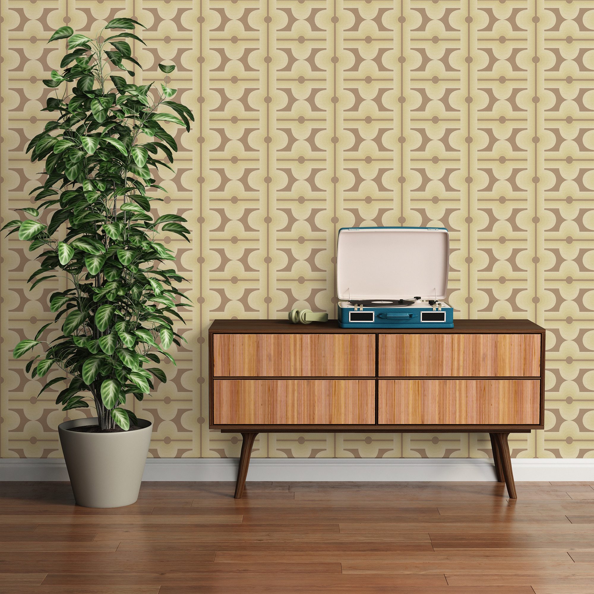 Bricoflor Vliestapete Retro Chic 395333 günstig online kaufen
