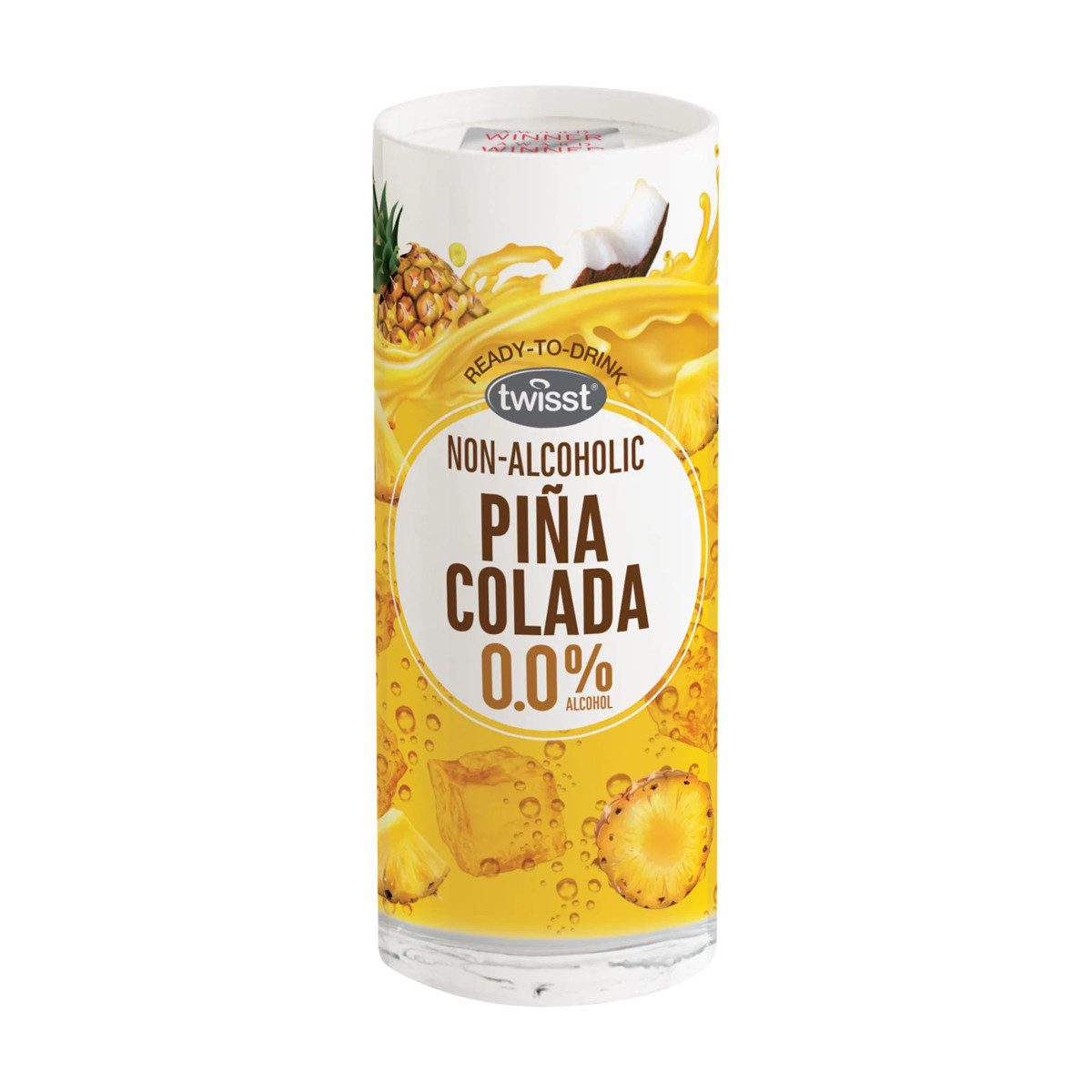 twisst Mixgetränk, Twisst Pina Colada Kokosnuss und fruchtige Ananas ohne Alkohol 240ml