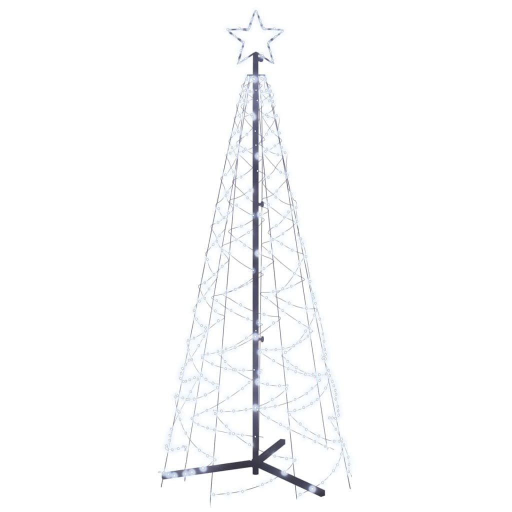 vidaXL LED Baum LED-Weihnachtsbaum cm Kegelform LEDs 200 Kaltweiß 70x180