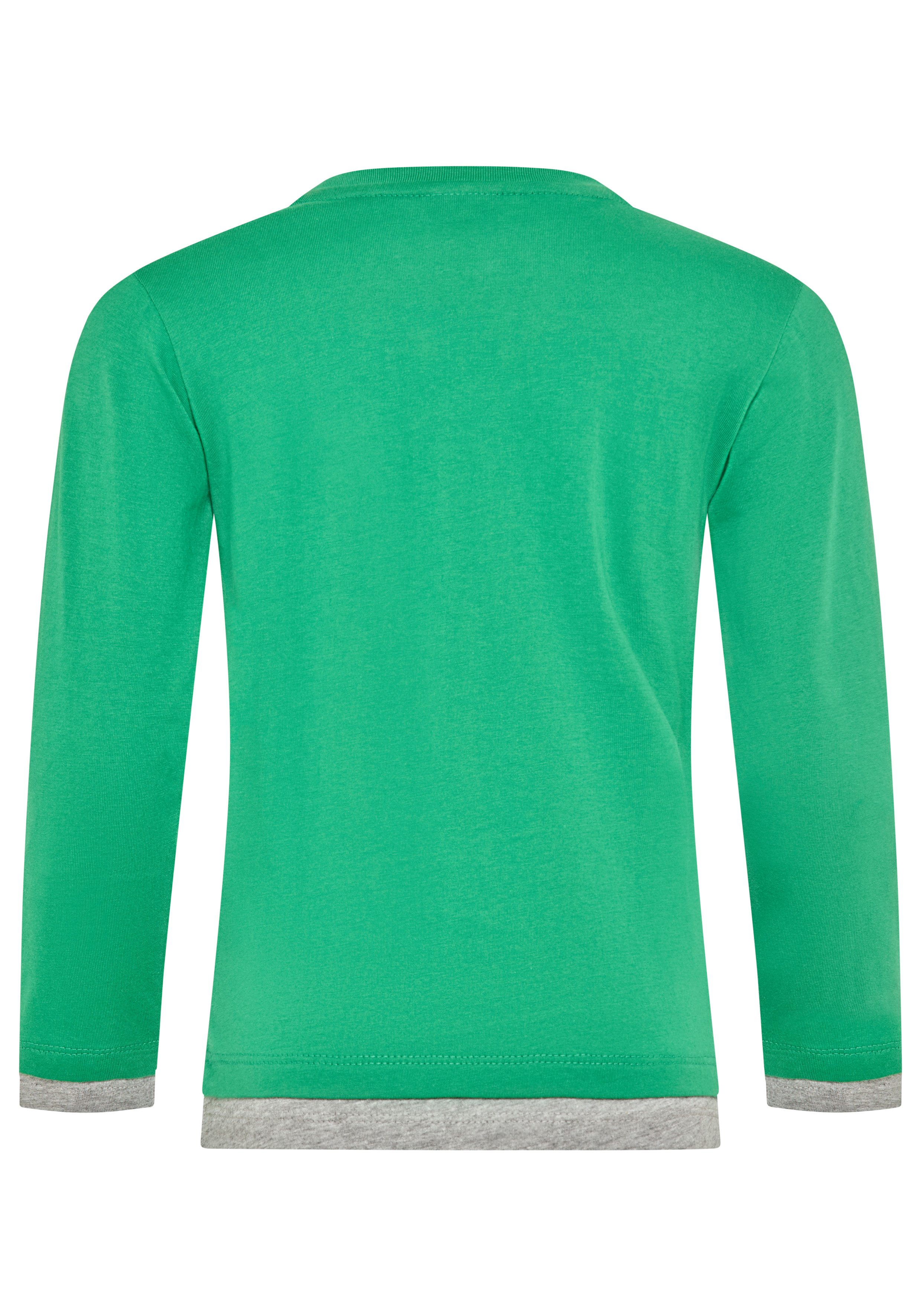 KIDSWORLD Langarmshirt ACHTUNG AUSGEFUCHST Shirt mit coolem Fuchsdruck