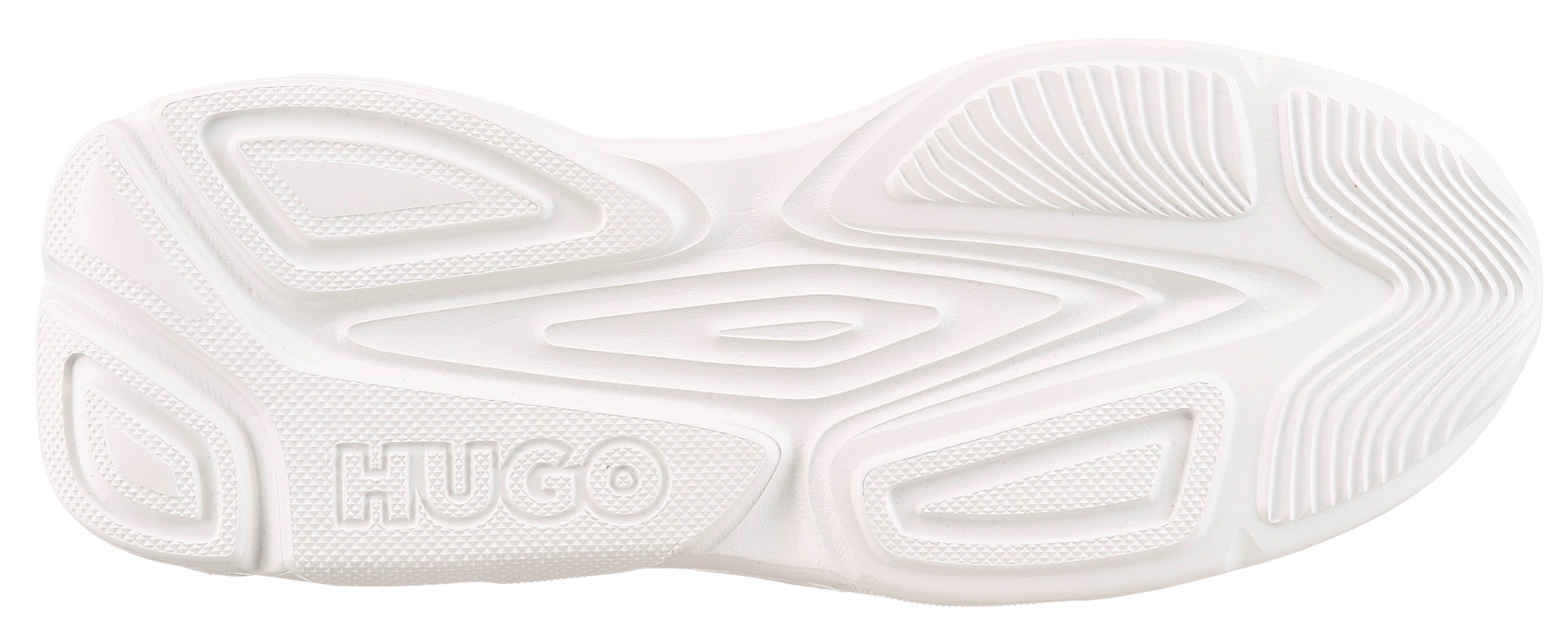 HUGO Leon_runn Sneaker Schnürschuh, Freizeitsneaker, Halbschuh mit trendy chunky Sohle