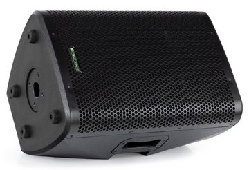 Pronomic C-210 MA - Aktive 2-Wege Bi-Amp Box Stereo Set 2.0 Lautsprecher (Bluetooth, 200 W, mit 2 Kanälen - 10 zoll Woofer - DSP-Presets inkl. Stative)