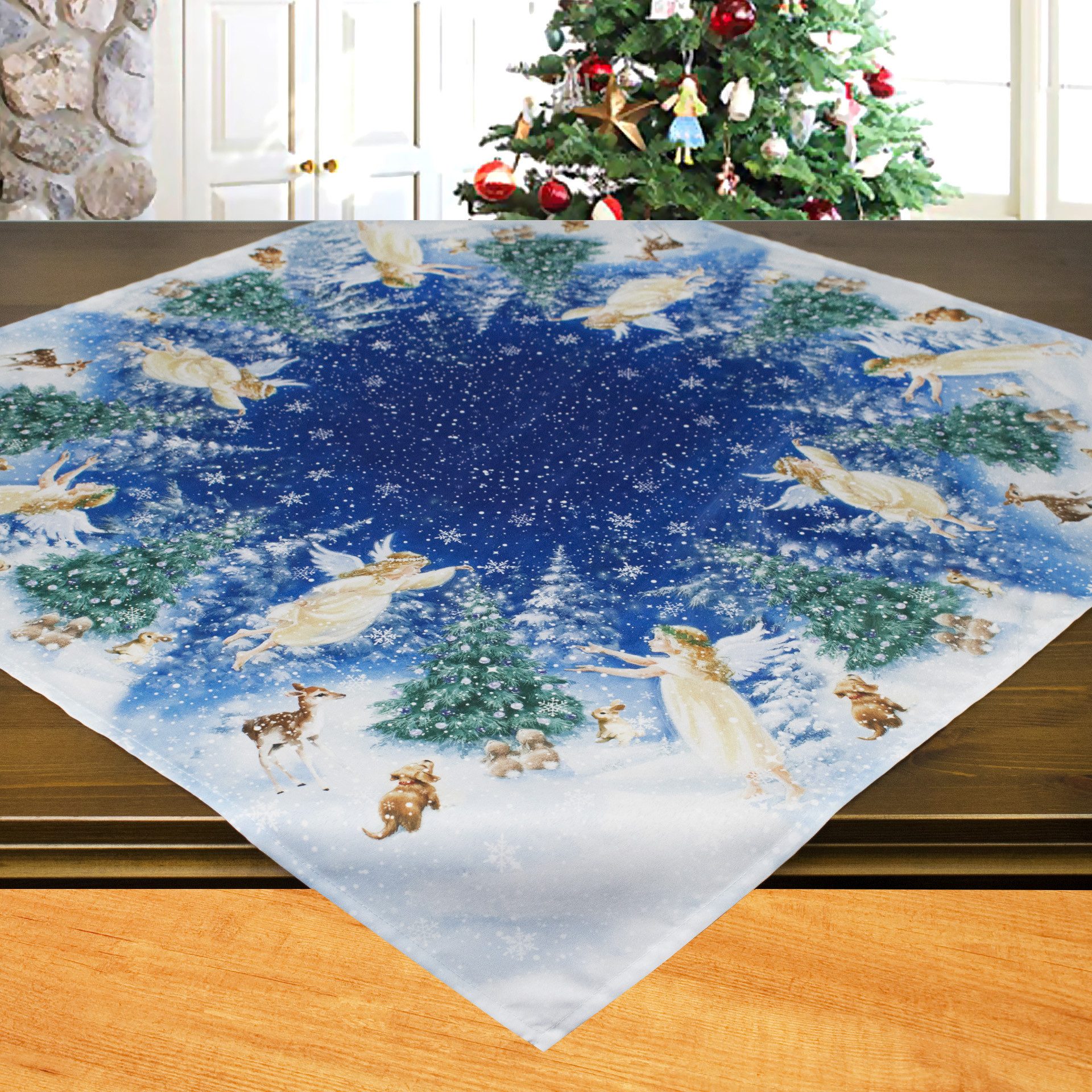 Delindo Lifestyle Mitteldecke Weihnachtsengel, Tischdecke zu Weihnachten 85 günstig online kaufen