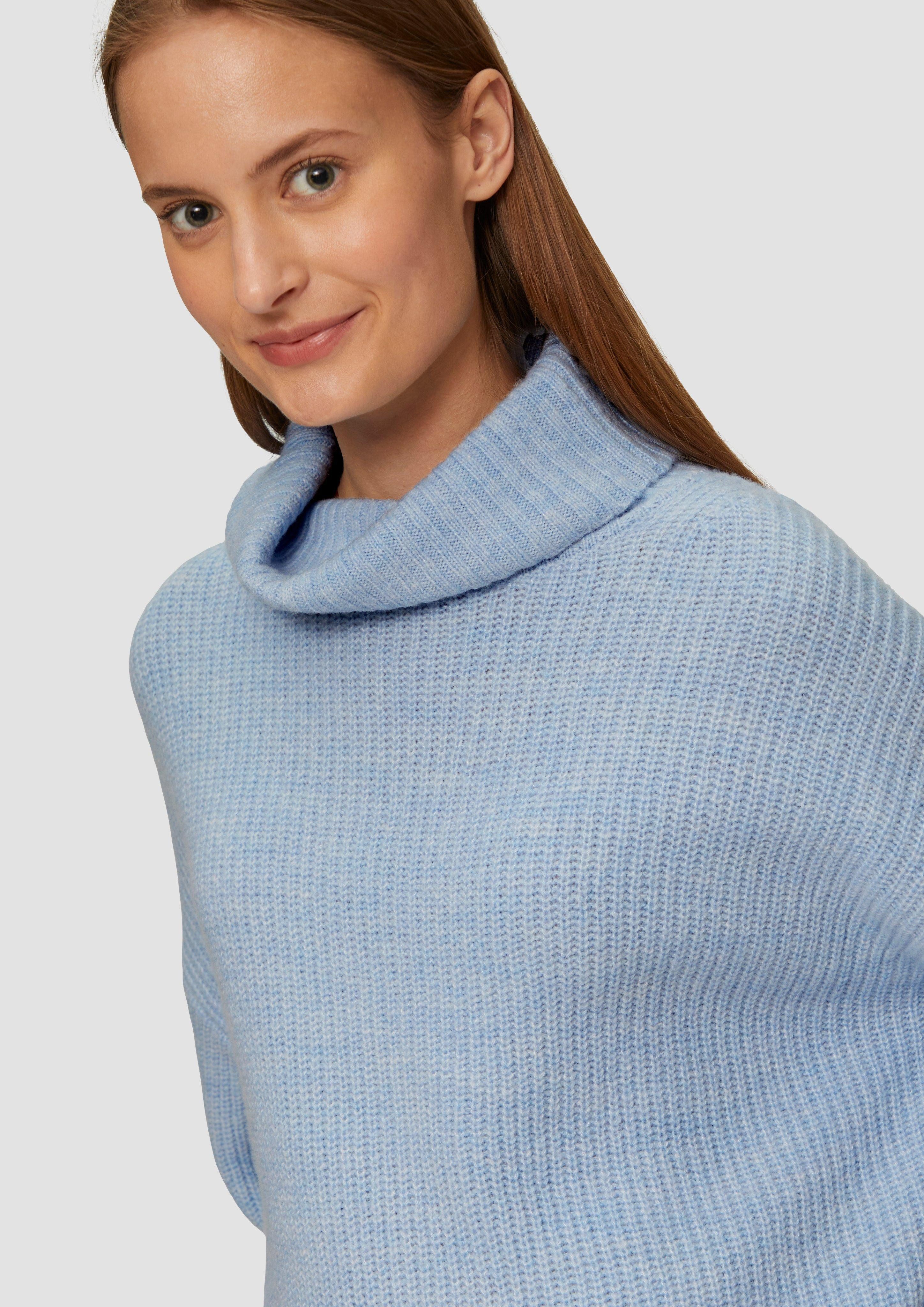 s.Oliver Strickpullover Oversized Pullover mit Rollkragen günstig online kaufen