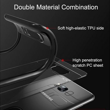 König Design Handyhülle Samsung Galaxy S8 Plus, Samsung Galaxy S8 Plus Handyhülle Backcover Rot
