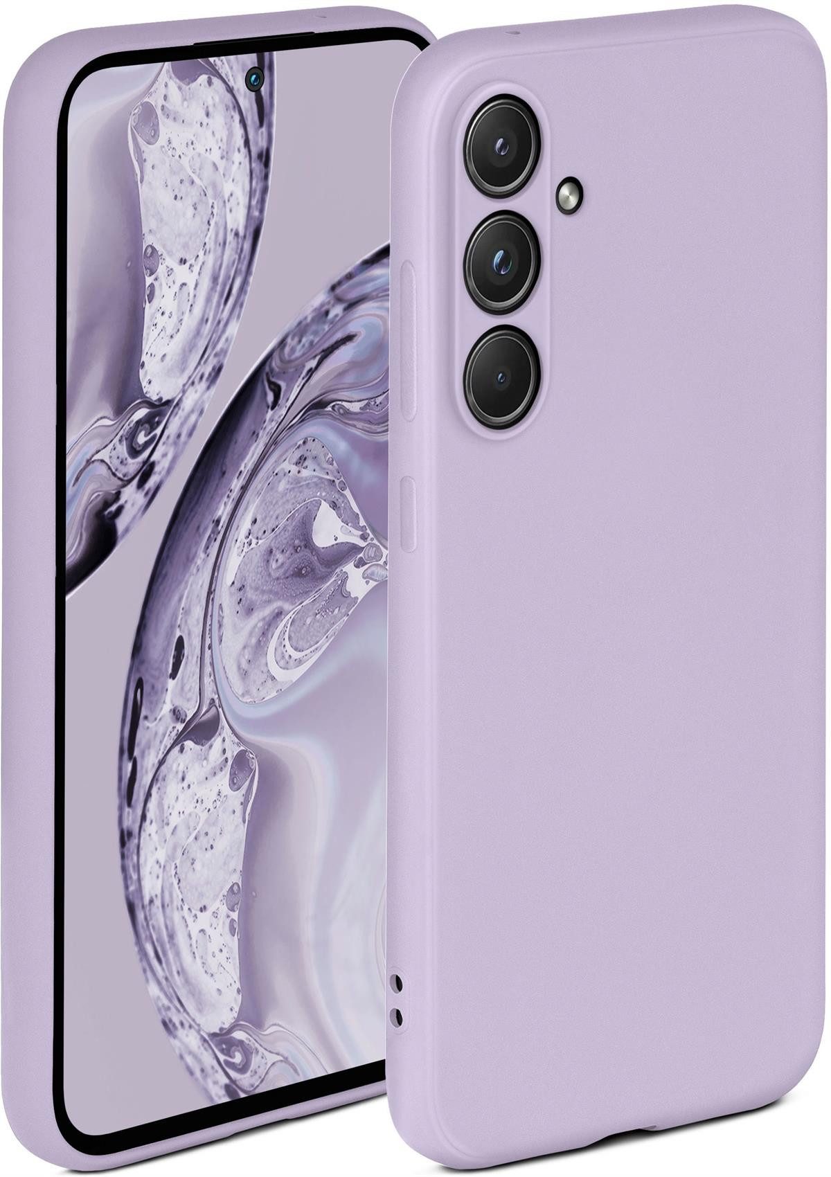 ONEFLOW Handyhülle ONEFLOW® Soft Case für Samsung Galaxy A55 5G, Hülle aus Silikon, Back Cover mit Kameraschutz, weiche Silikonhülle