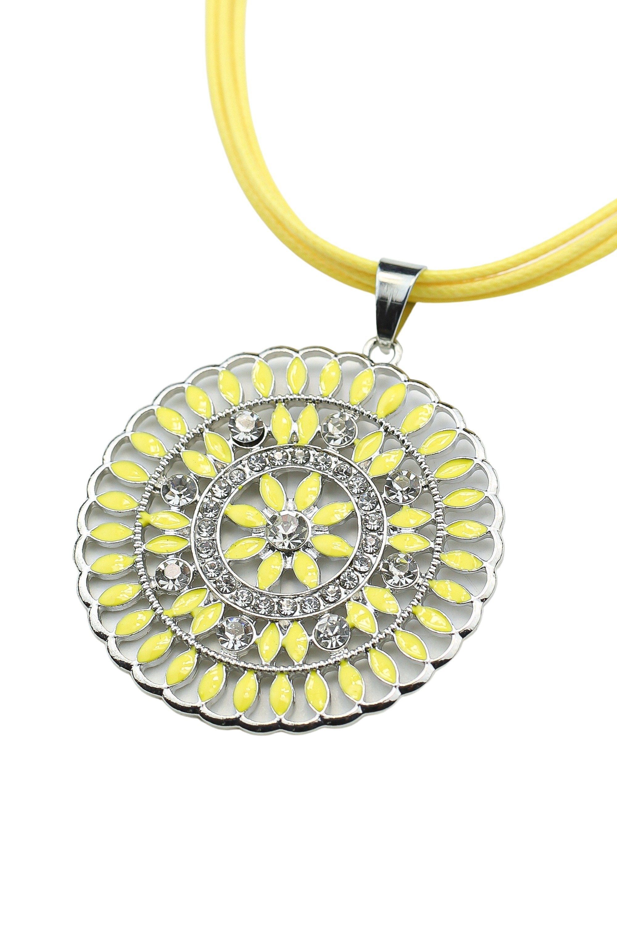 COLLEZIONE ALESSANDRO Kette mit Anhänger Marle, mit außergewöhnlichem Anhänger