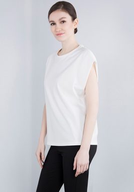 IMPERIAL T-Shirt Ärmelloses "Punto Milano" Shirt mit eingeschlagen Armlochdetail
