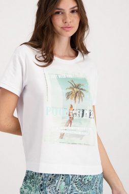 Monari T-Shirt T Shirt mit Fotoprint und Schrift