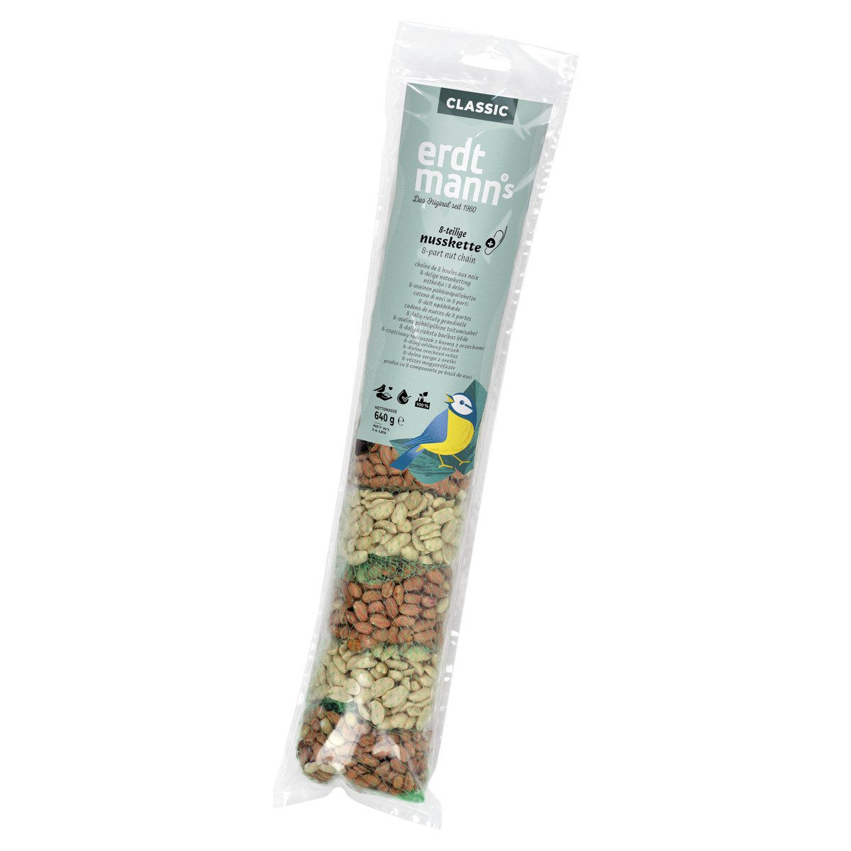 Erdtmann's 8-teilige Nusskette 650 g, für: Vogel von Erdtmann's