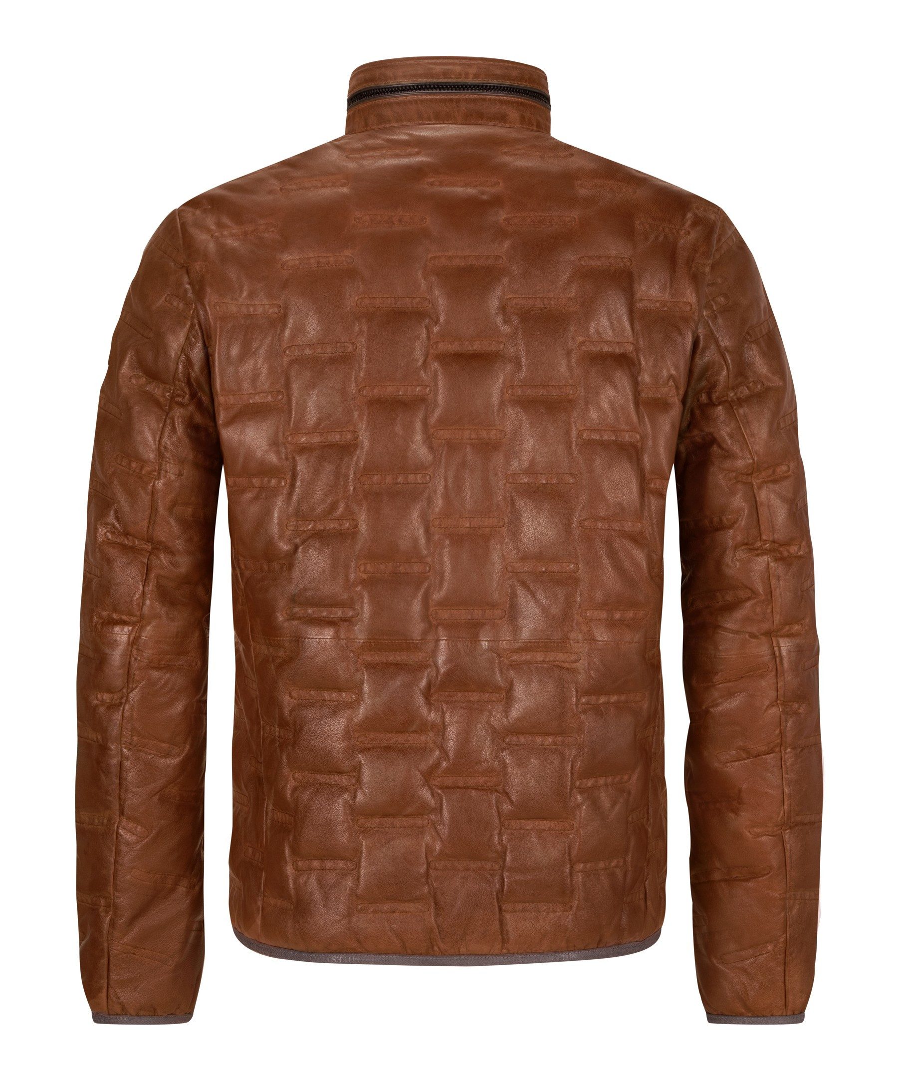 MILESTONE Lederjacke MSAversa Butterweiches Lammnappa mit Steppoptik & Sorona® Wattierung – Bild 5 von 5