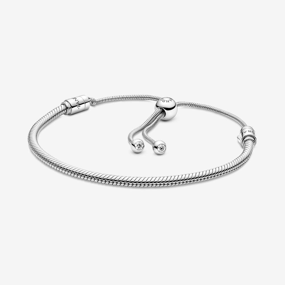 Pandora Armband »599652C01 Schlangen-Gliederarmband Damen Schiebeverschluss  Silber« online kaufen | OTTO
