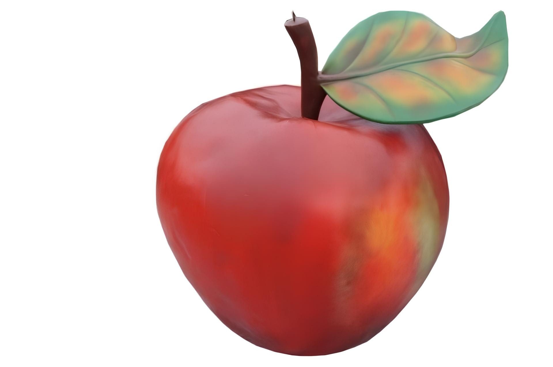 Dekofigur Dekoration Laden Aufsteller Apfel Obst Handel 125cm XXL Werbung B385