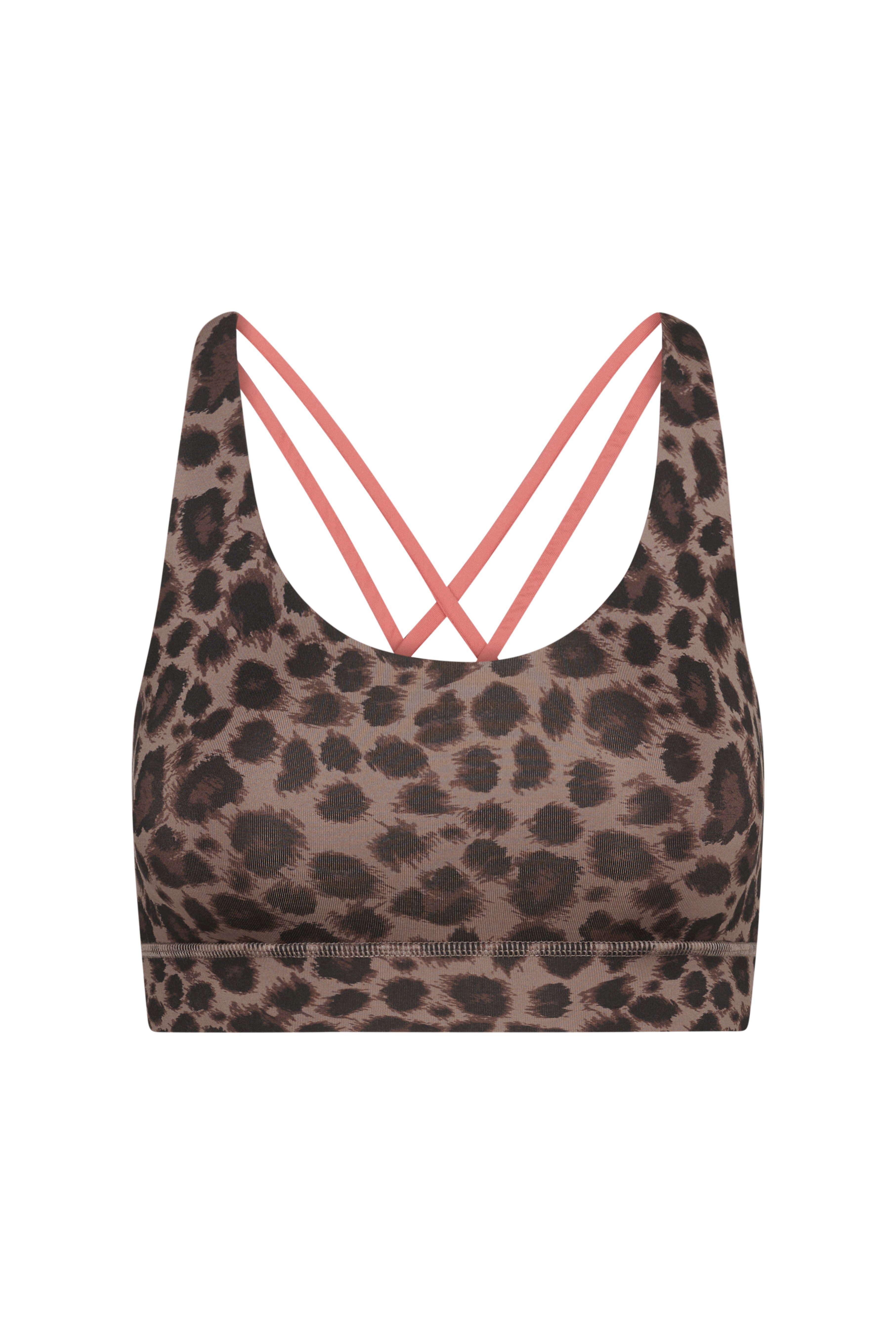 Hey Honey Sport-BH "Criss-Cross Leo Cocoa" günstig online kaufen