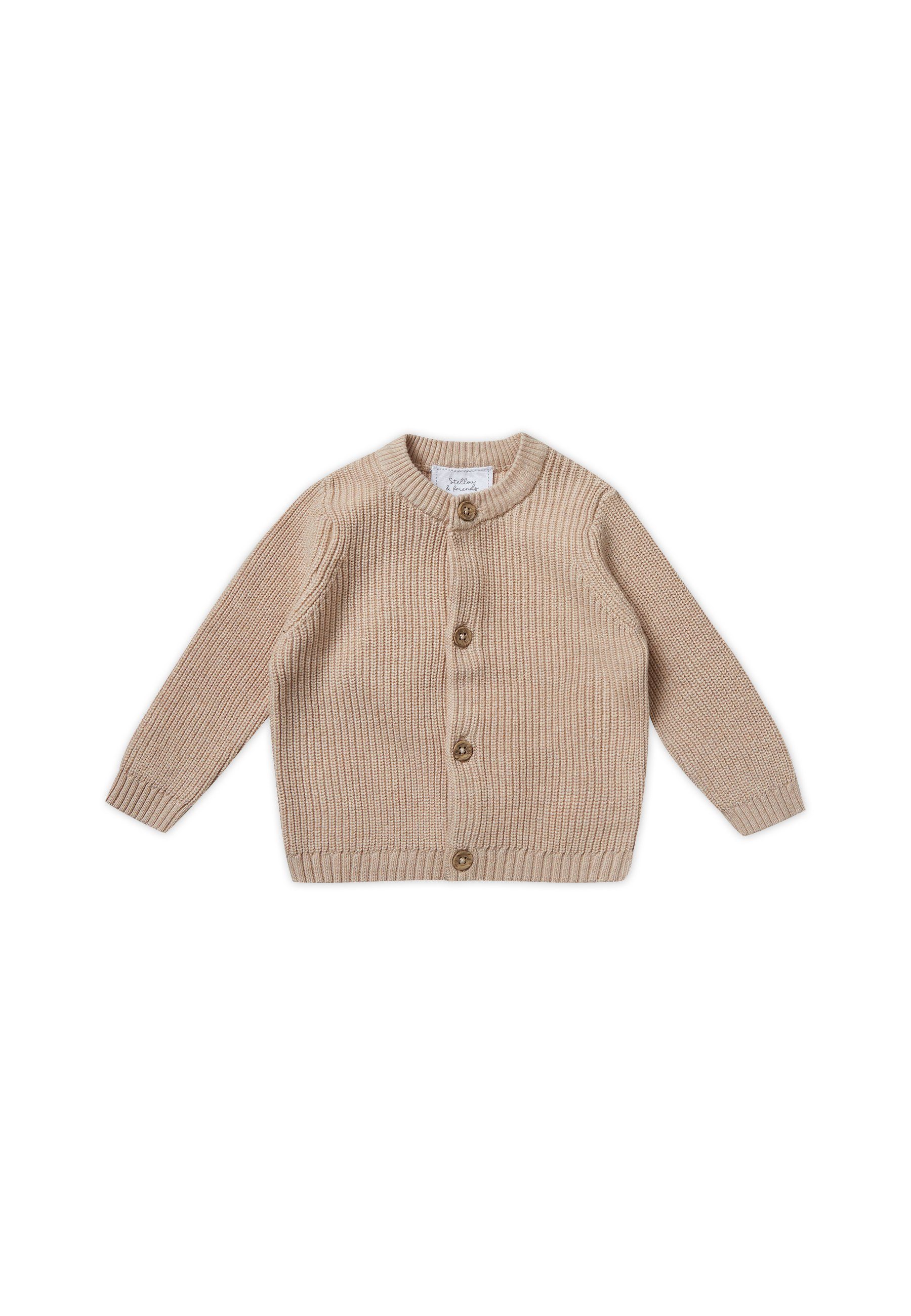 Stellou & friends Strickjacke Leicht gerippter Cardigan