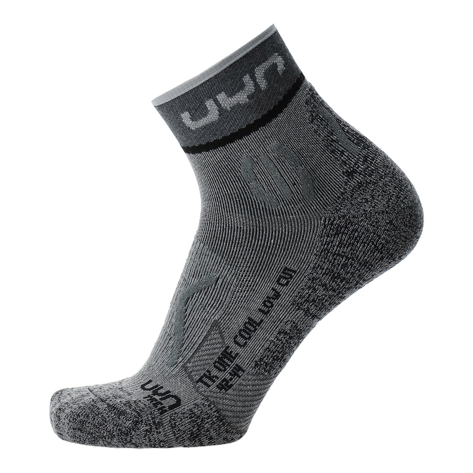 UYN Thermosocken Uyn M Trekking One Cool Low Cut Socks Herren Grey - Black