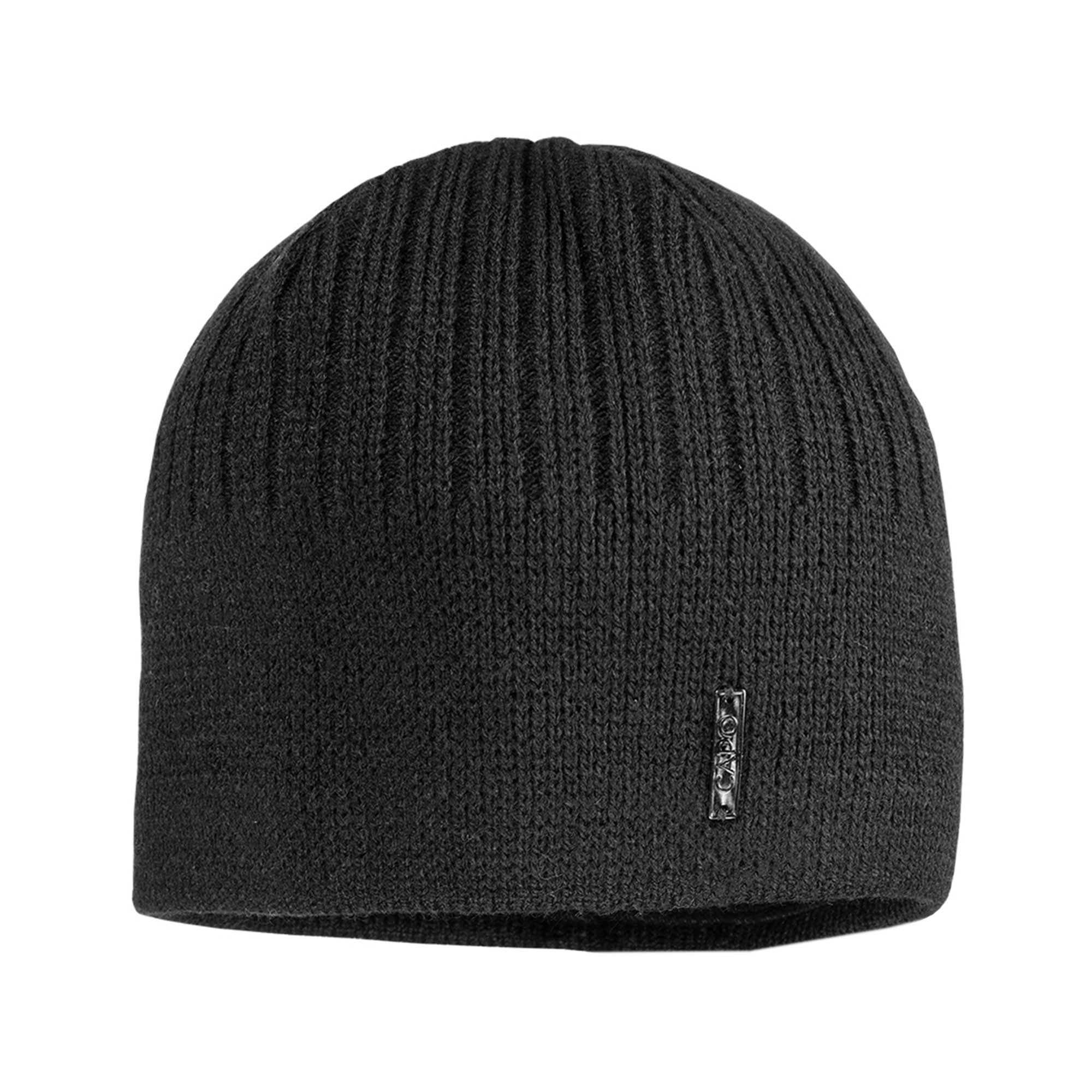 CAPO Strickmütze Rippenstrick, hoher Wollanteil, natürliche günstig online kaufen