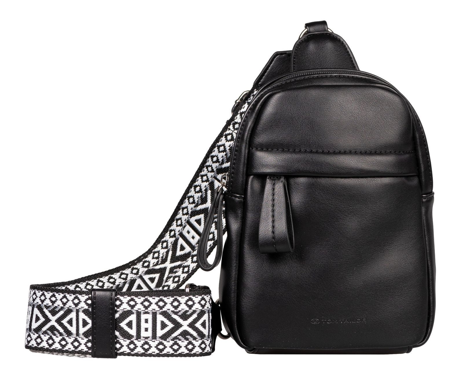 TOM TAILOR Cityrucksack Palina, aus weichem Lederimitat mit effektvollem Schulterriemen