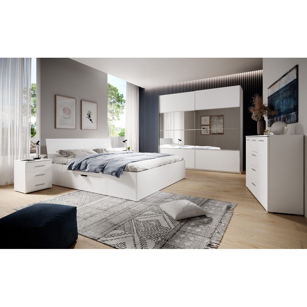 Lomadox Schlafzimmer-Set BIRMINGHAM-83, (Spar-Set, 5-tlg), Schlafzimmermöbe günstig online kaufen