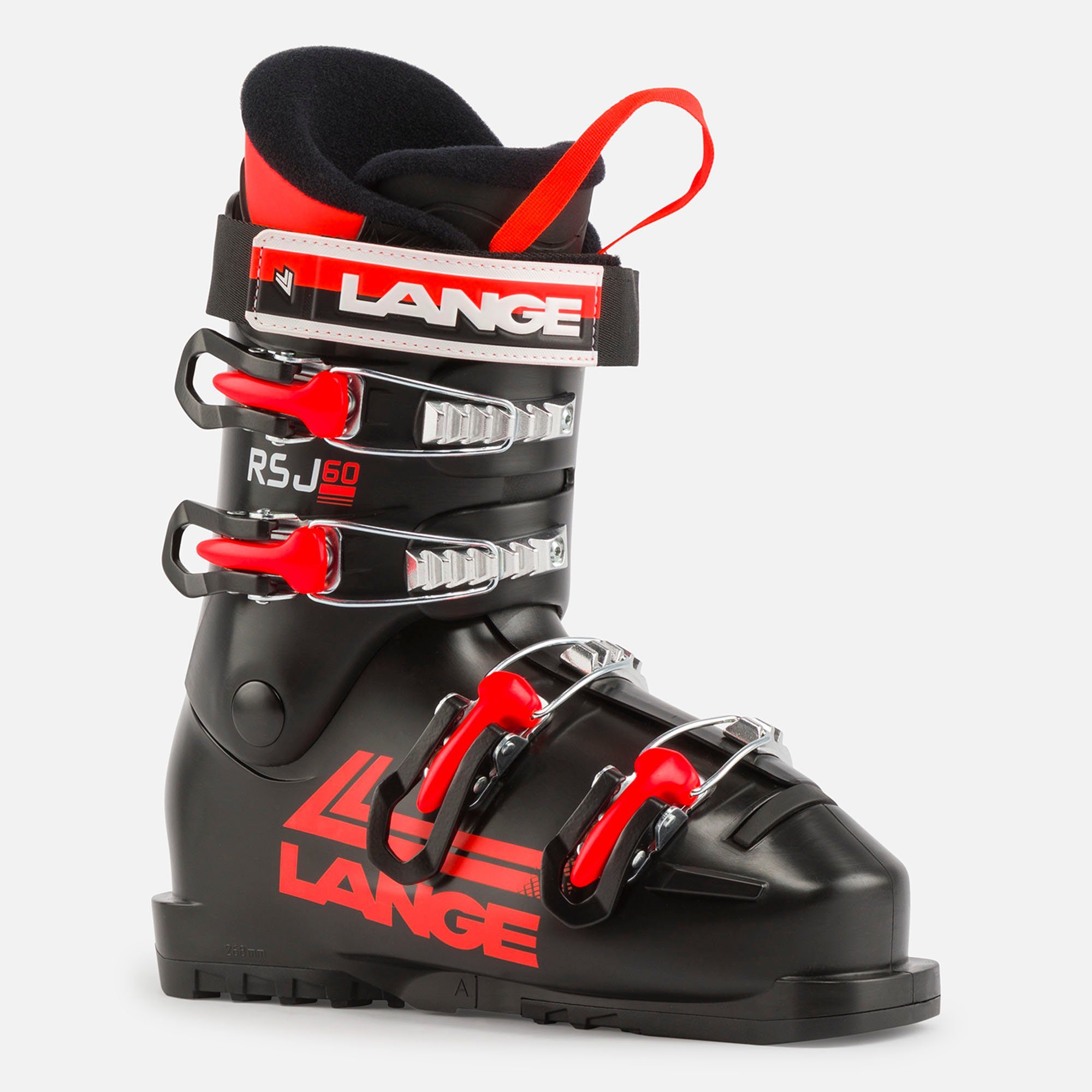 Lange RSJ 60 (BLACK/ELECTRIC RED) ONECOLOR Skischuh