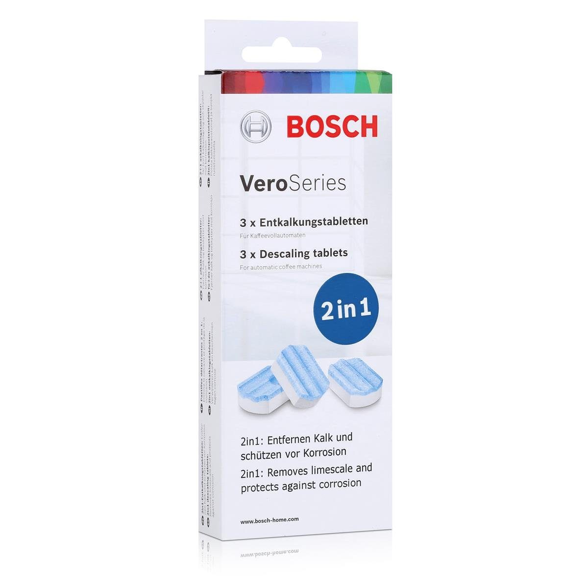 BOSCH Bosch VeroSeries TCZ8002A Entkalkungstabletten 2in1 für Kaffeevollauto Entkalker
