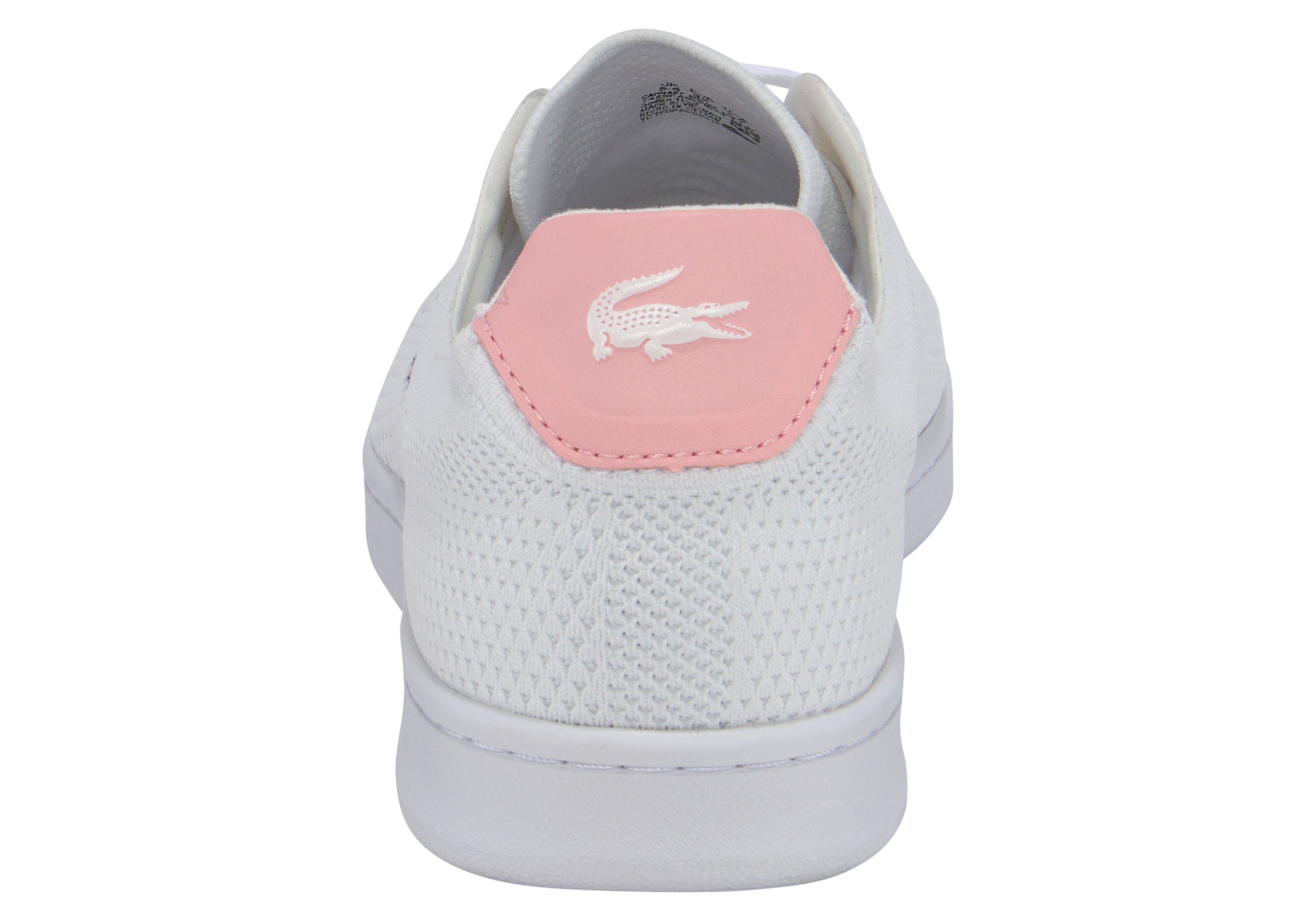 123 SFA Sneaker 1 PIQUEE weiß-rosa CARNABY Lacoste