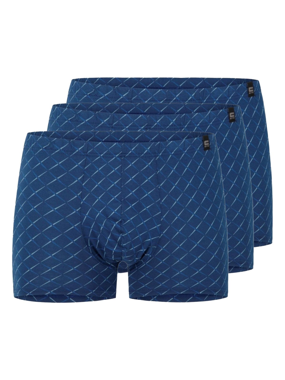 CiTO Retro Pants 3er Pack Herren Pants Alloverdruck MicroModal (Packung, 3-St) -