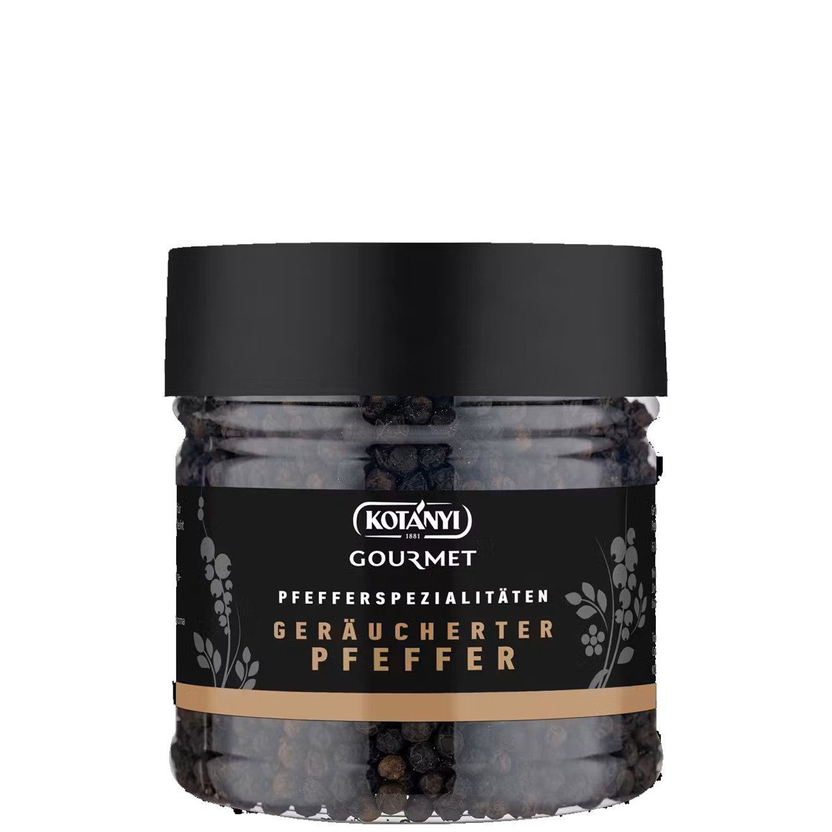KOTANYI Gewürz, Kotanyi geräucherter Pfeffer ganz besonders intensive schärfe 215g