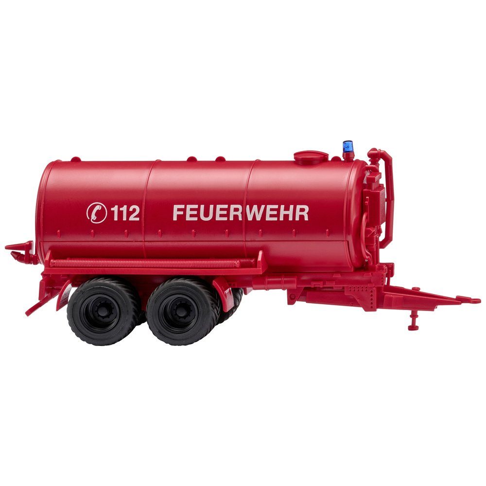 Modelleisenbahn-Straße Wiking 038237 H0 Anhänger Modell Feuerwehr, Wassertankwagen