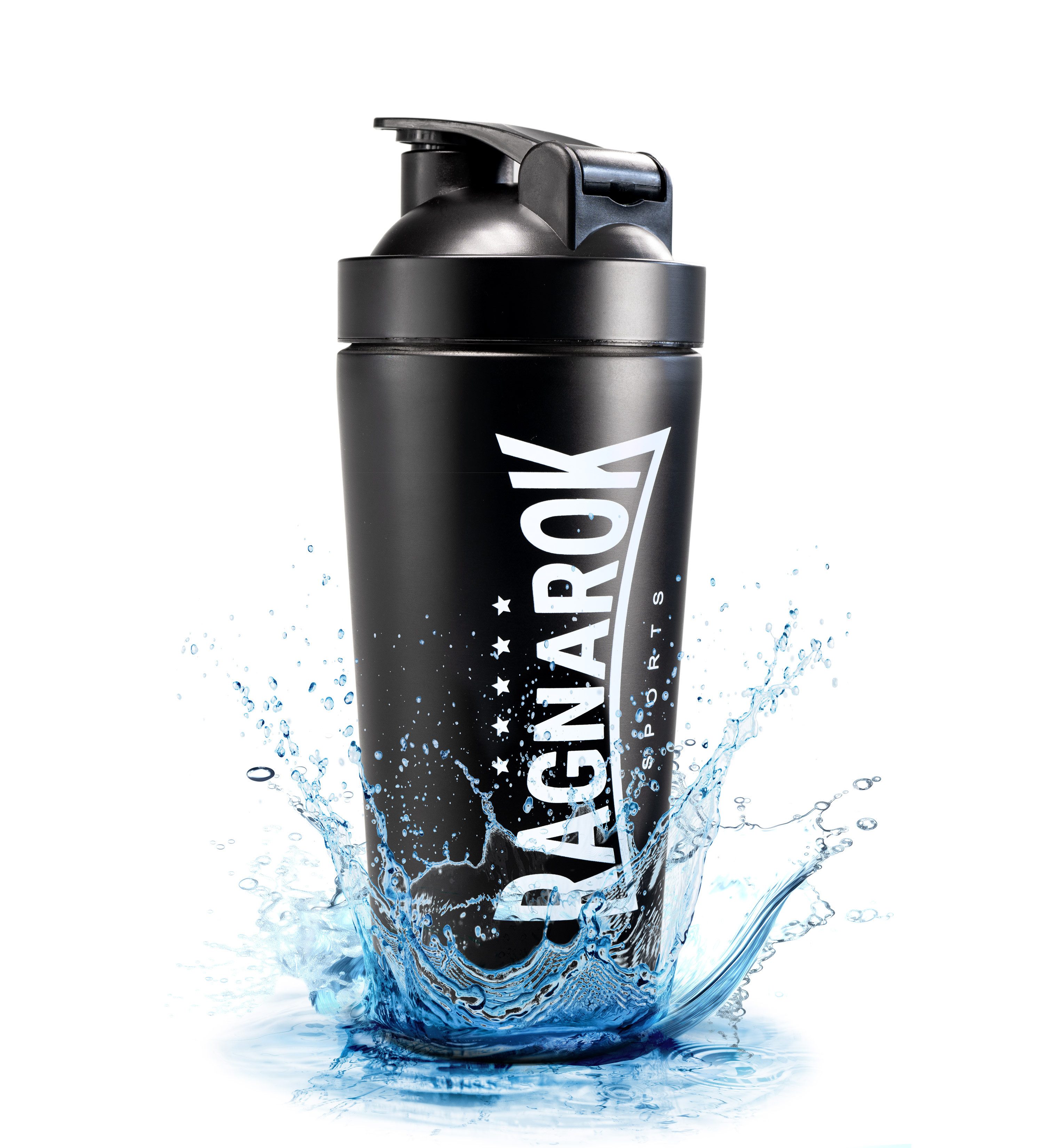 Kemes Protein Shaker Edelstahl Shaker Protein 750ml, (Set, Shaker), 750 Milliliter