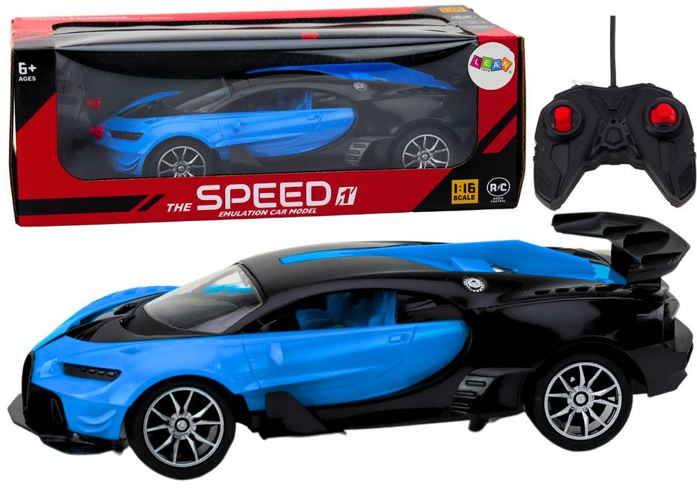 Wisam RC-Auto Sportwagen ferngesteuertes Auto RC Blau 1:16